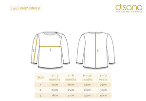 Organic Merino Baby Jumper (0-4y)