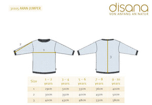 Aran Organic Merino Kids Jumper (3-10y)