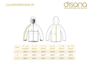 Boiled Wool Zip Jacket (3-10y)