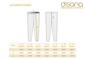 Knitted Merino Rib Leggings/Pants (0-10y+)