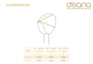 Boiled Wool Hat (0-5y)