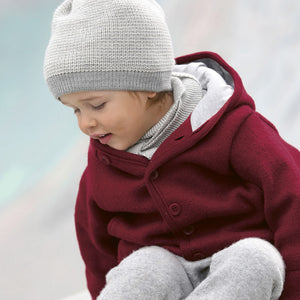 Boiled Wool Jacket - Graphite (1-10y) *Retired Colour