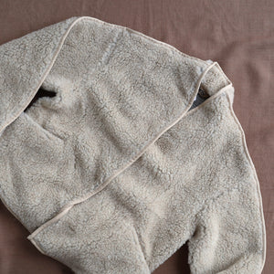 Women's Folka Teddy Jacket - 100% Wool - Sand