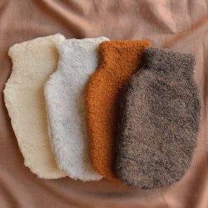 Hot Water Bottle Cover - 100% Teddy Wool