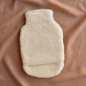 Hot Water Bottle Cover - 100% Teddy Wool