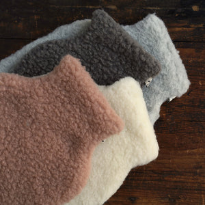 Hot Water Bottle Cover - 100% Teddy Wool