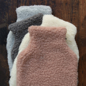 Hot Water Bottle Cover - 100% Teddy Wool