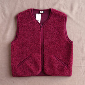 Women's Cropped Zip Vest - 100% Wool