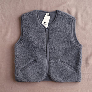 Women's Cropped Zip Vest - 100% Wool