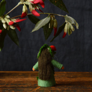 Ambrosius Handcrafted Wool Flower Fairies - Winter
