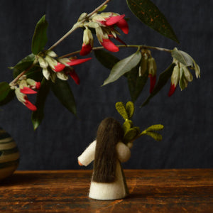 Ambrosius Handcrafted Wool Flower Fairies - Winter