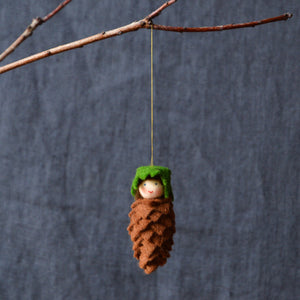 Ambrosius Handcrafted Wool Flower Fairies - Winter