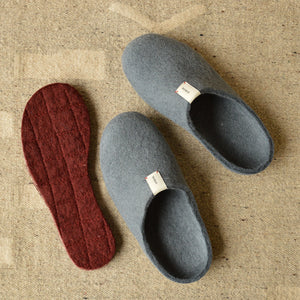 Natural Insoles - 100% Felted Wool (Adults 35-44)