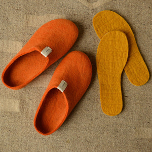 Natural Insoles - 100% Felted Wool (Adults 35-44)