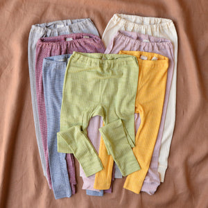 Child's Leggings/Long Johns - Organic Cotton/Merino/Silk (1-12y)