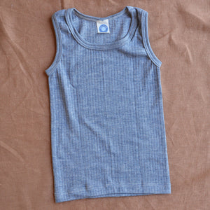 Child's Sleeveless Vest - Organic Cotton/Merino/Silk (1-12y)