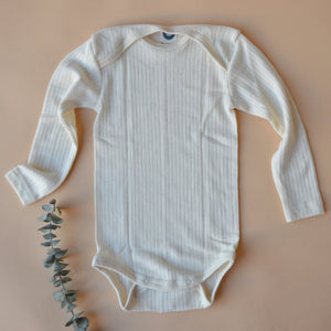 Baby Body Long Sleeve - Organic Cotton/Merino/Silk (0-3y)