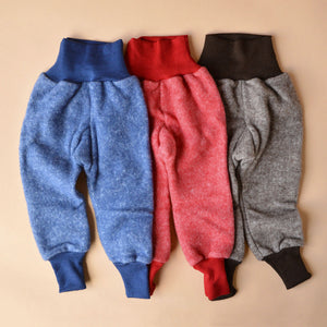 Baby Pants - Organic Wool/Cotton Fleece (0-3y)