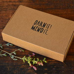 The Mender's Palette Box - 100% Organic Wool Plant Dyed Threads