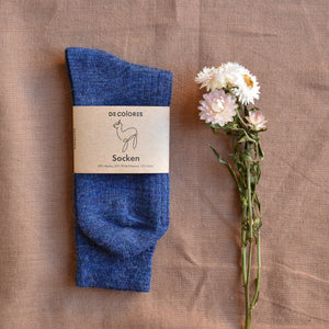 Ribbed Alpaca/Merino Socks (Adults 35-45)