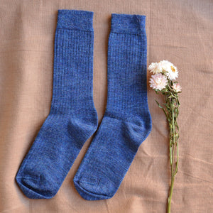 Ribbed Alpaca/Merino Socks (Adults 35-45)