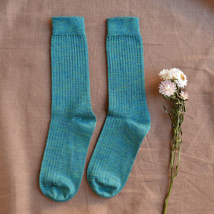 Ribbed Alpaca/Merino Socks (Adults 35-45)