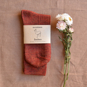 Ribbed Alpaca/Merino Socks (Adults 35-45)