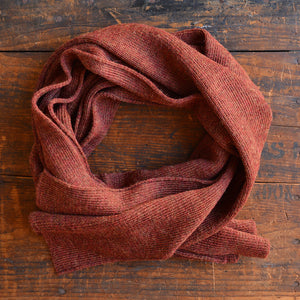 Long Rib Scarf - 100% Baby Alpaca (Adults)
