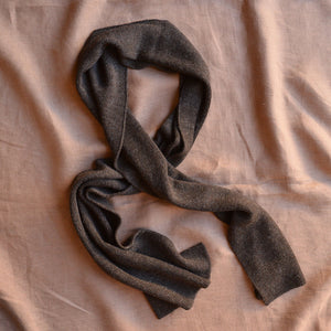 Long Rib Scarf - 100% Baby Alpaca (Adults)