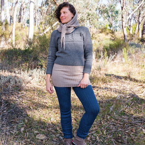 Rib Belly Warmer - 100% Baby Alpaca