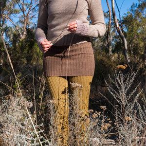 Rib Belly Warmer - 100% Baby Alpaca