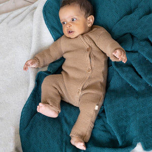 Knitted Overalls - Organic Merino Wool (0-12m)