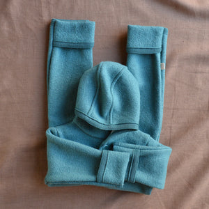 Boiled Wool Overalls with Hood (0-4y) *New AW25/26!