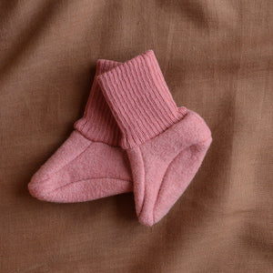 Boiled Wool Booties (0-6m)