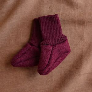 Boiled Wool Booties (0-6m)