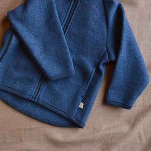 Boiled Wool Zip Jacket (3-10y)