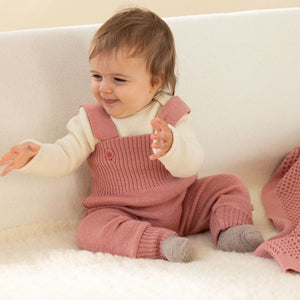 Knitted Dungarees - Organic Merino Wool (3m-4y)