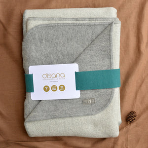 Double Faced Boiled Wool Blanket Organic Merino (200x135cm)