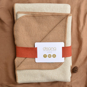 Double Faced Boiled Wool Blanket Organic Merino (200x135cm)