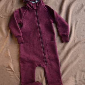Boiled Wool Zip Overalls (6m-6y)