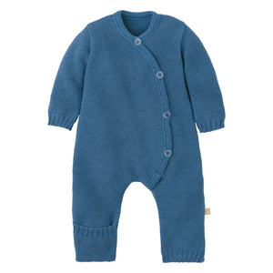 Knitted Overalls - Organic Merino Wool (0-12m)