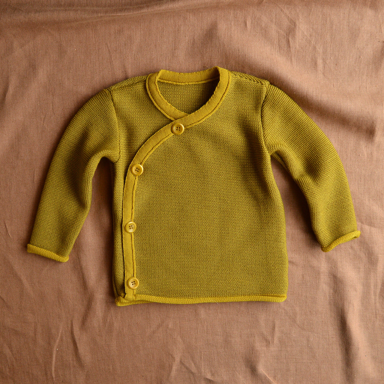 Merino Baby Jacket - Curry/Gold (3-12m) *Retired Colour*