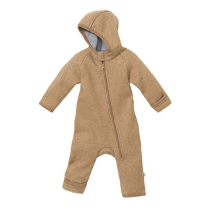 Baby Zip Overalls - Organic Boiled Wool (0-6m)