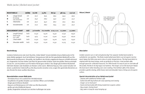 Boiled Wool Jacket - (6-18m) - Curry *PRE-LOVED/ YOU MEND IT!