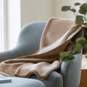 Double Faced Boiled Wool Blanket Organic Merino (200x135cm)