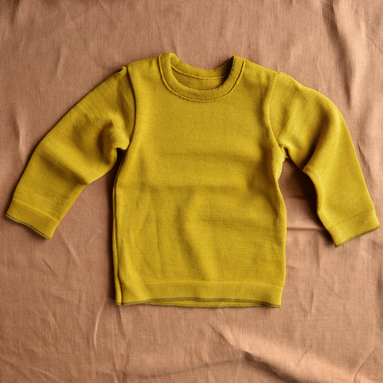 Classic Merino Kids Jumper - Curry (9-10y only) *Retired Colour*
