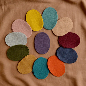 Knee/Elbow Patches - Organic Boiled Wool (1 Pair)