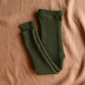 Knitted Merino Rib Leggings/Pants - Lagoon (9-10y+) *Retired Colour