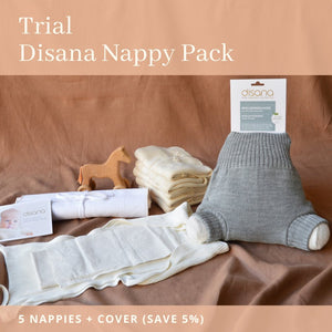 Trial Disana Nappy Pack (5 Nappies + Cover) Save 5% *Pre-order