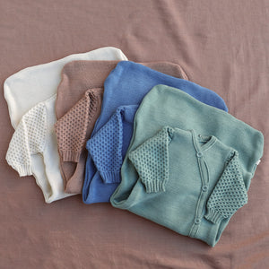 Knitted Sleeping Bag with Arms - Organic Merino Wool (0-18m)